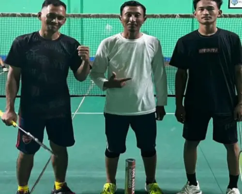 Internal badminton tournaments promoting health and team spirit.